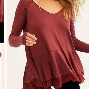 We the Free by Free People Tangerine Tee